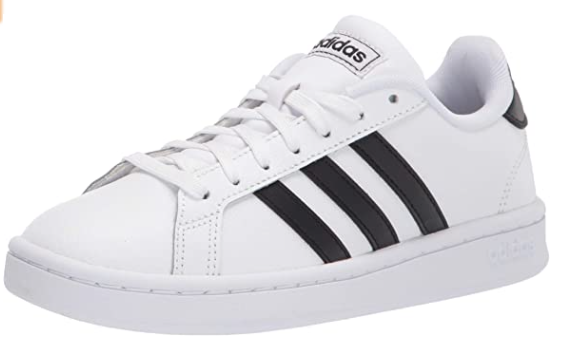 adidas adidas Men's Grand Court Tennis Shoe, White, 7
